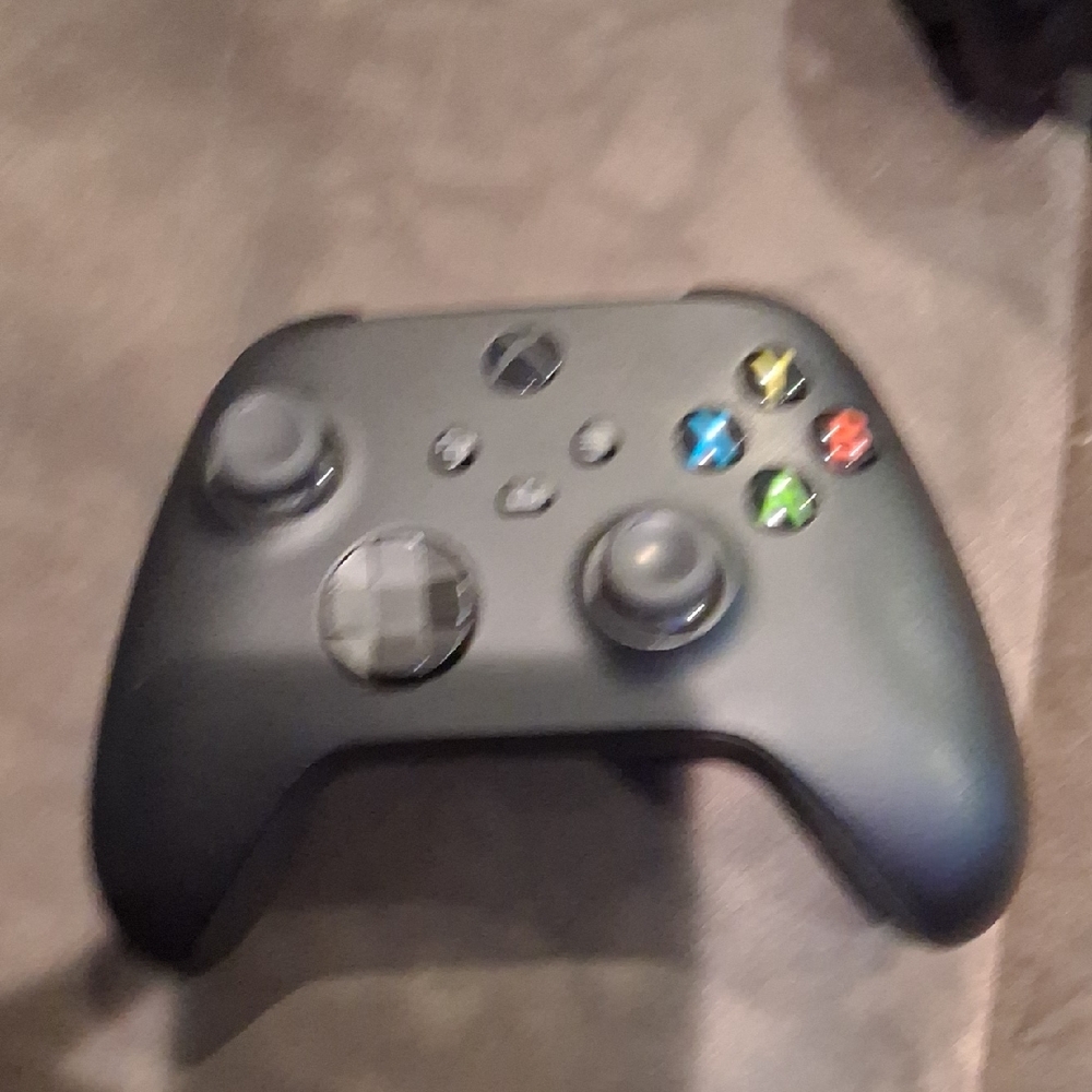 Black Xbox Gaming Controller with Ergonomic Design